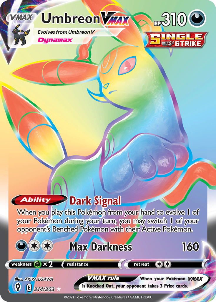 Evolving Skies Umbreon VMAX #214/203